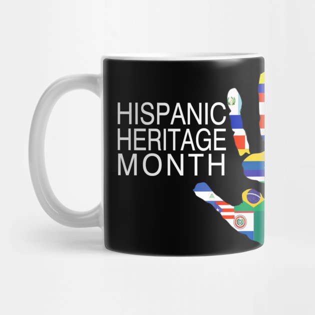 Proud Latina For Women Funny Hispanic Heritage Month Flag by The Design Catalyst